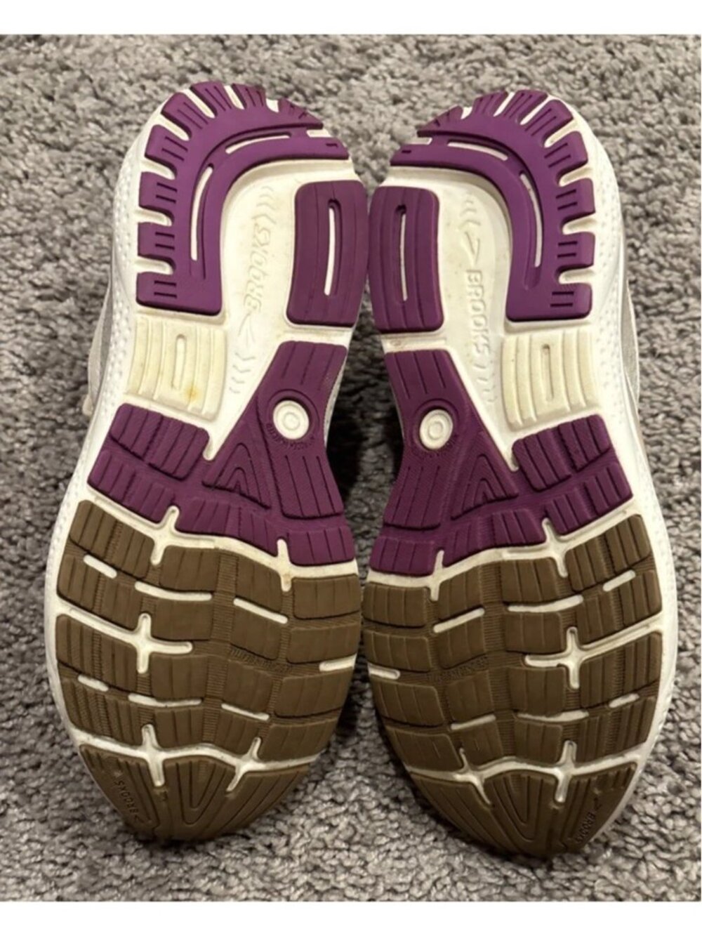 Brooks Ghost 16 Almond/Peach/Coco 1204071B251 Womens Sz 8.5 Run Walk Train Shoes - Picture 8 of 8